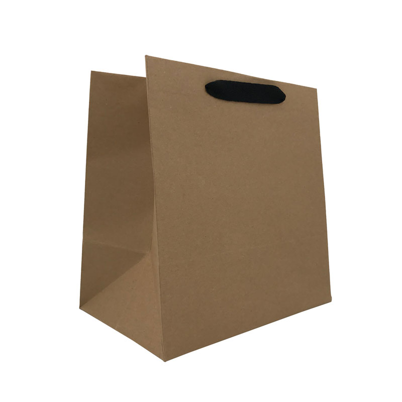 حقيبة ليباك الورقية الكاكي القابلة لإعادة الاستخدام للتغليف