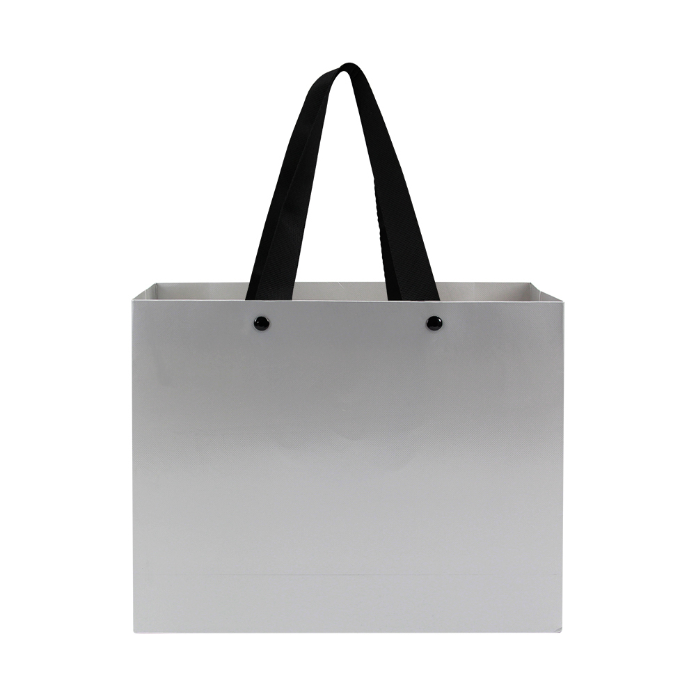 حقيبة ليباك سونج سلسلة متعددة الألوان بمقبض نايلون مسطح من الورق الفاخر مع تثقيب برشام