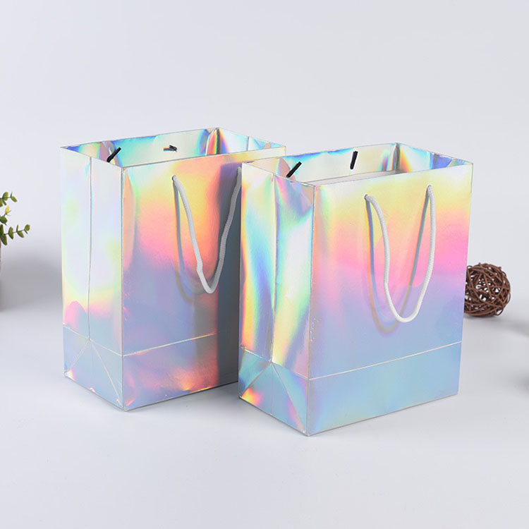 حقيبة تسوق ورقية ثلاثية الأبعاد بتصميم مخصص من ليباك مع شعارك