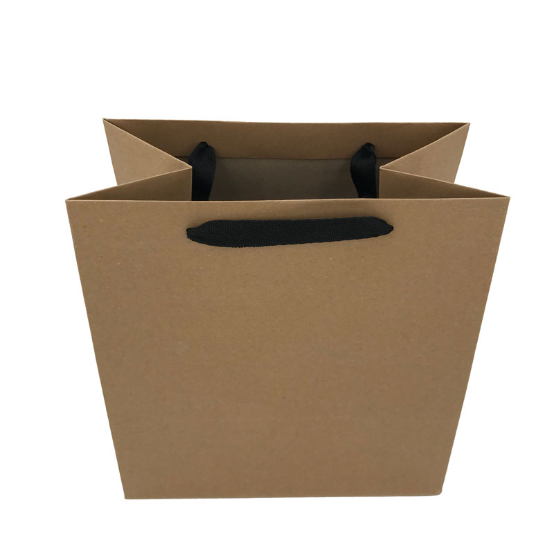 حقيبة ليباك الورقية الكاكي القابلة لإعادة الاستخدام للتغليف
